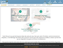 Tablet Screenshot of carte-discount.com
